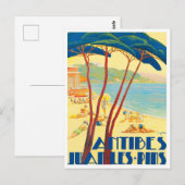 Antibes France vintage Briefkaart (Voorkant / Achterkant)
