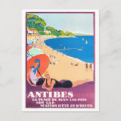 Antibes France vintage Briefkaart (Voorkant)