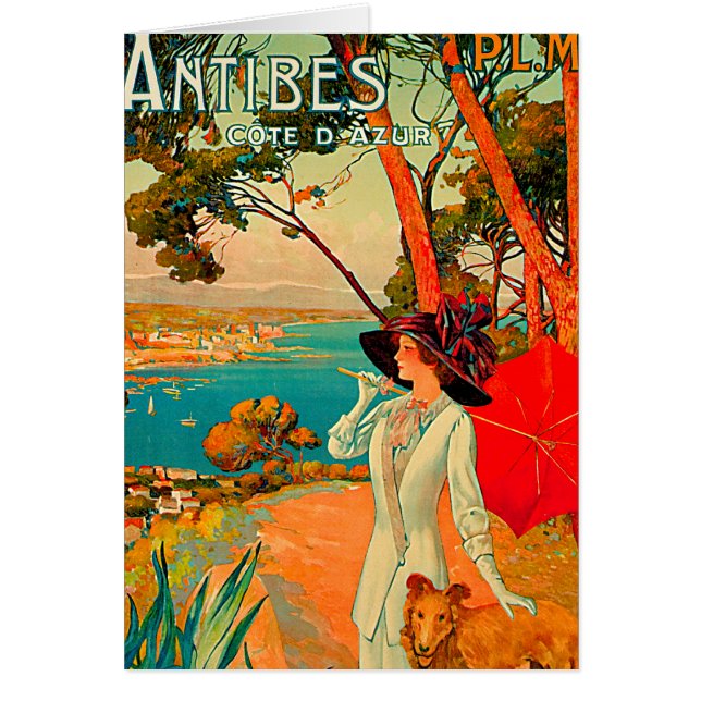 Antibes France Vintage Poster (Voorkant)