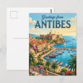 Antibes Frankrijk Briefkaart (Voorkant / Achterkant)