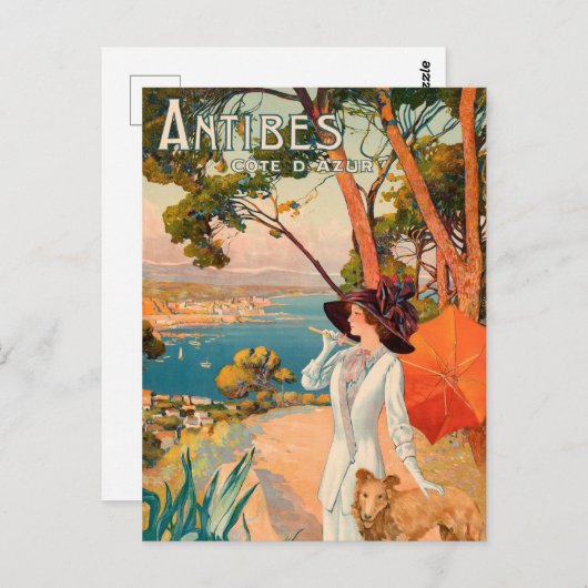 Antibes, Frankrijk Briefkaart (Voorkant / Achterkant)