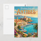 Antibes Frankrijk Briefkaart (Voorkant / Achterkant)