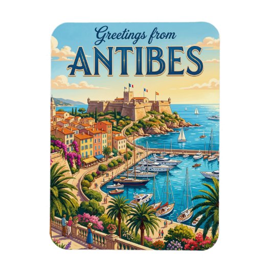 Antibes Frankrijk Magneet (Verticaal)