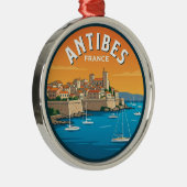 Antibes Frankrijk Metalen Ornament (Rechts)