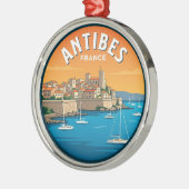 Antibes Frankrijk Metalen Ornament (Links)
