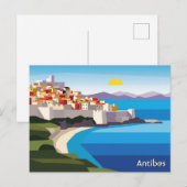 Antibes Frankrijk Reizen Briefkaart (Voorkant / Achterkant)