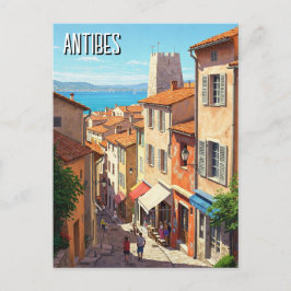 Antibes Frankrijk Reizen Briefkaart