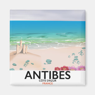 Antibes Frankrijk strandposter Magneet