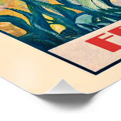 Antibes Frankrijk vintage poster (Hoek)