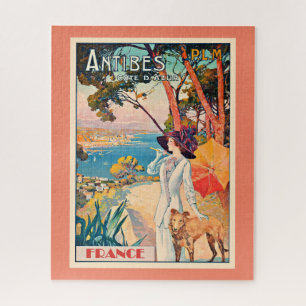 Antibes Frankrijk vintage poster Legpuzzel