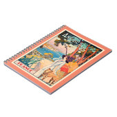 Antibes Frankrijk vintage poster Notitieboek (Linkerzijde)