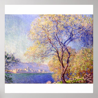 Antibes gezien vanaf de Salis Garden (1888) Poster