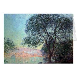 Antibes in de ochtend door Claude Monet