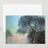 Antibes in de ochtend door Claude Monet (Voorkant / Achterkant)