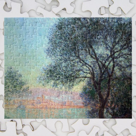 Antibes in de ochtend door Claude Monet Legpuzzel