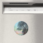 Antibes in de ochtend door Claude Monet Magneet (Insitu (Vaatwasser))