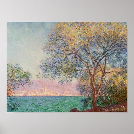 Antibes in de ochtend poster (Voorkant)