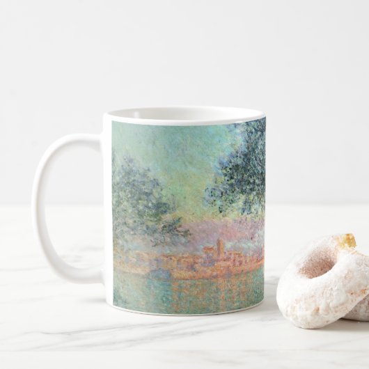 Antibes in the Morning by Claude Monet Koffiemok (Met donut)