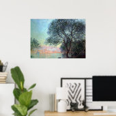 Antibes in the Morning by Claude Monet Poster (Thuiskantoor)