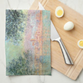 Antibes in the Morning by Claude Monet Theedoek (Quarter Fold)