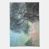 Antibes in the Morning by Claude Monet Theedoek (Verticaal)