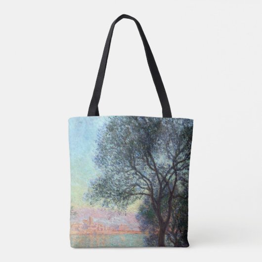 Antibes in the Morning by Claude Monet Tote Bag (Achterkant)