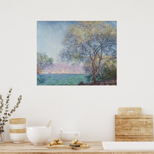 Antibes in the Morning, Claude Monet, 1888 Poster (Keuken)