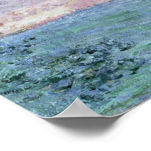 Antibes in the Morning, Claude Monet, 1888 Poster (Hoek)