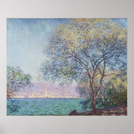 Antibes in the Morning, Claude Monet, 1888 Poster (Voorkant)