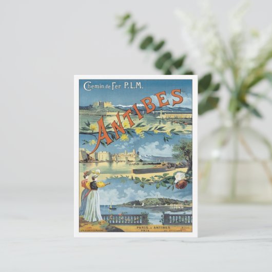  Antibes-Middellandse Zee Briefkaart (Staand voorkant)