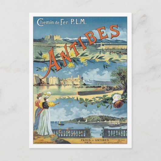  Antibes-Middellandse Zee Briefkaart (Voorkant)