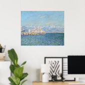 Antibes, namiddagmiddag - effect - Claude Monet Poster (Thuiskantoor)