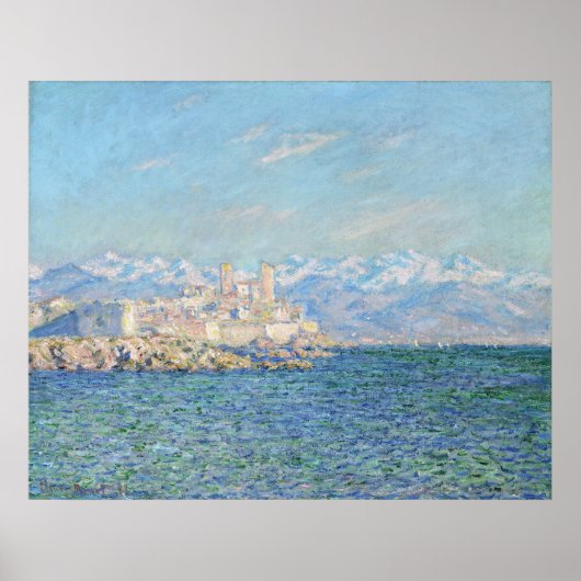 Antibes, namiddagmiddag - effect - Claude Monet Poster (Voorkant)