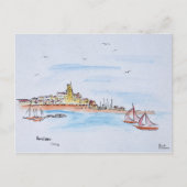 Antibes on the Mediterranean, Frankrijk Briefkaart (Voorkant)