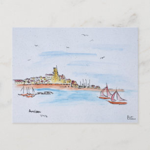Antibes on the Mediterranean, Frankrijk Briefkaart