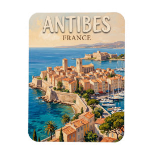 Antibes Oude Stad en Port Vauban Frankrijk Magneet