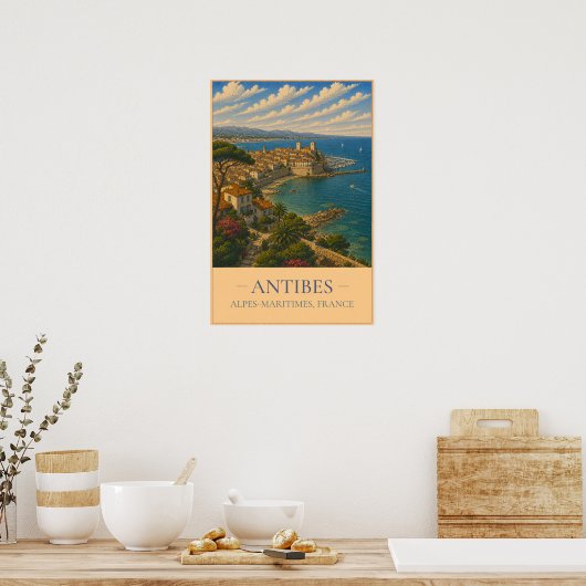 Antibes Poster (Keuken)