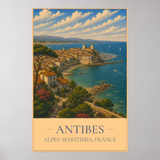 Antibes Poster (Voorkant)