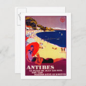 Antibes  PosterEurope Briefkaart (Voorkant / Achterkant)