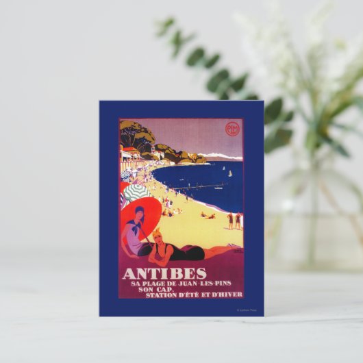 Antibes  PosterEurope Briefkaart (Staand voorkant)