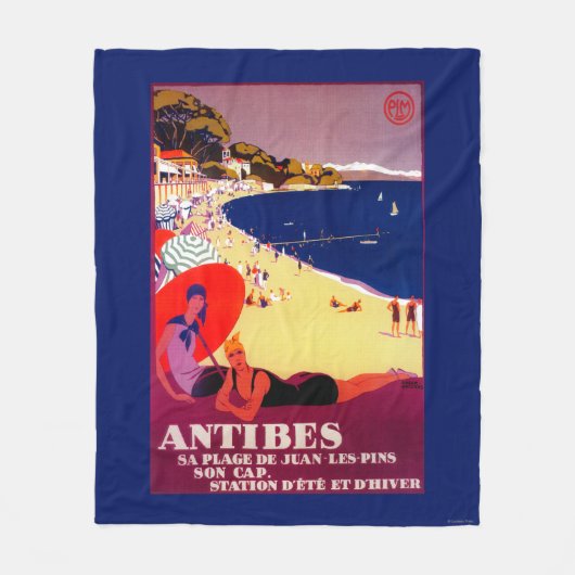 Antibes  PosterEurope Fleece Deken (Voorkant)