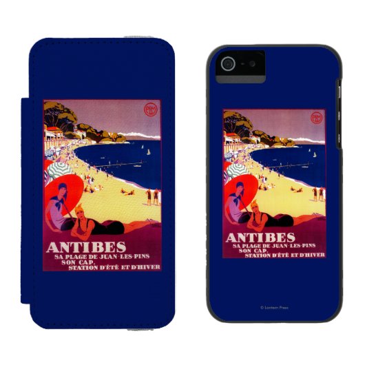 Antibes  PosterEurope Incipio iPhone Portemonnee Hoesje (Naast elkaar)