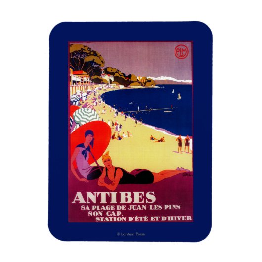 Antibes PosterEurope Magneet (Verticaal)