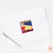 Antibes PosterEurope Vierkante Sticker (Envelop)