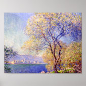 Antibes seen from the Salis Garden - Claude Monet Poster (Voorkant)