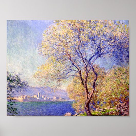 Antibes seen from the Salis Garden - Claude Monet Poster (Voorkant)