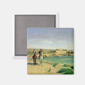 Antibes, the Horse Ride, 1868 Magneet (Voorkant / Achterkant)