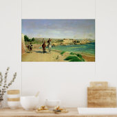 Antibes, the Horse Ride, 1868 Poster (Keuken)