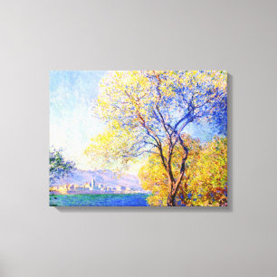 Antibes uit de Salis Gardens Claude Monet Canvas Afdruk