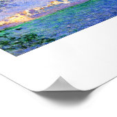 Antibes uit de Salis Gardens Claude Monet Poster (Hoek)